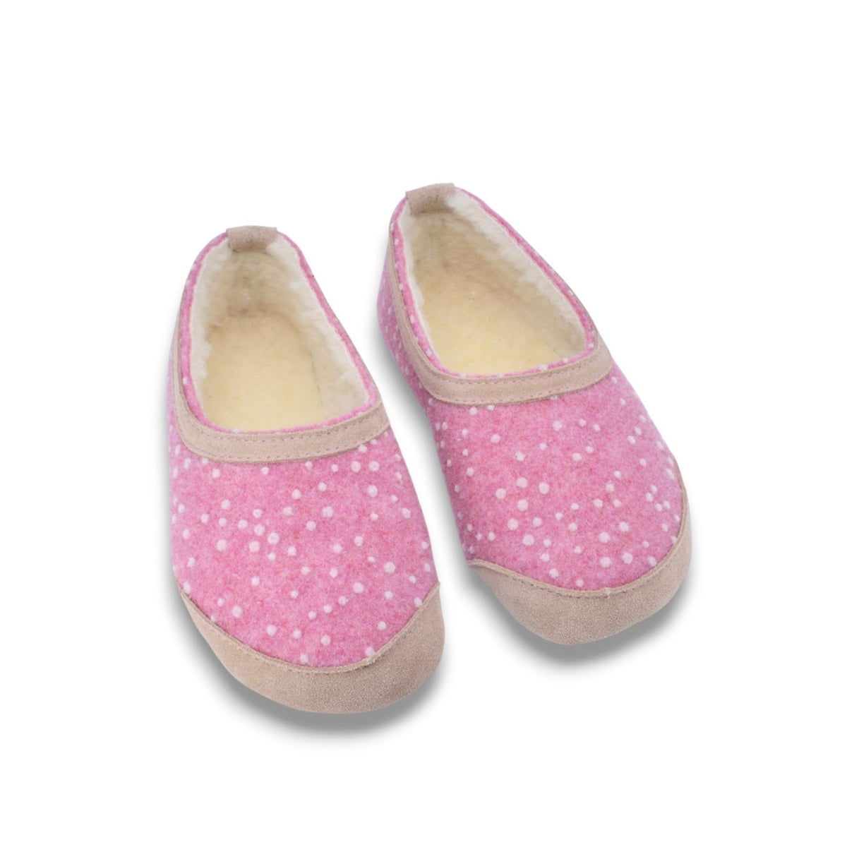 Barefoot Kids Slippers Poksa – Pink Dots