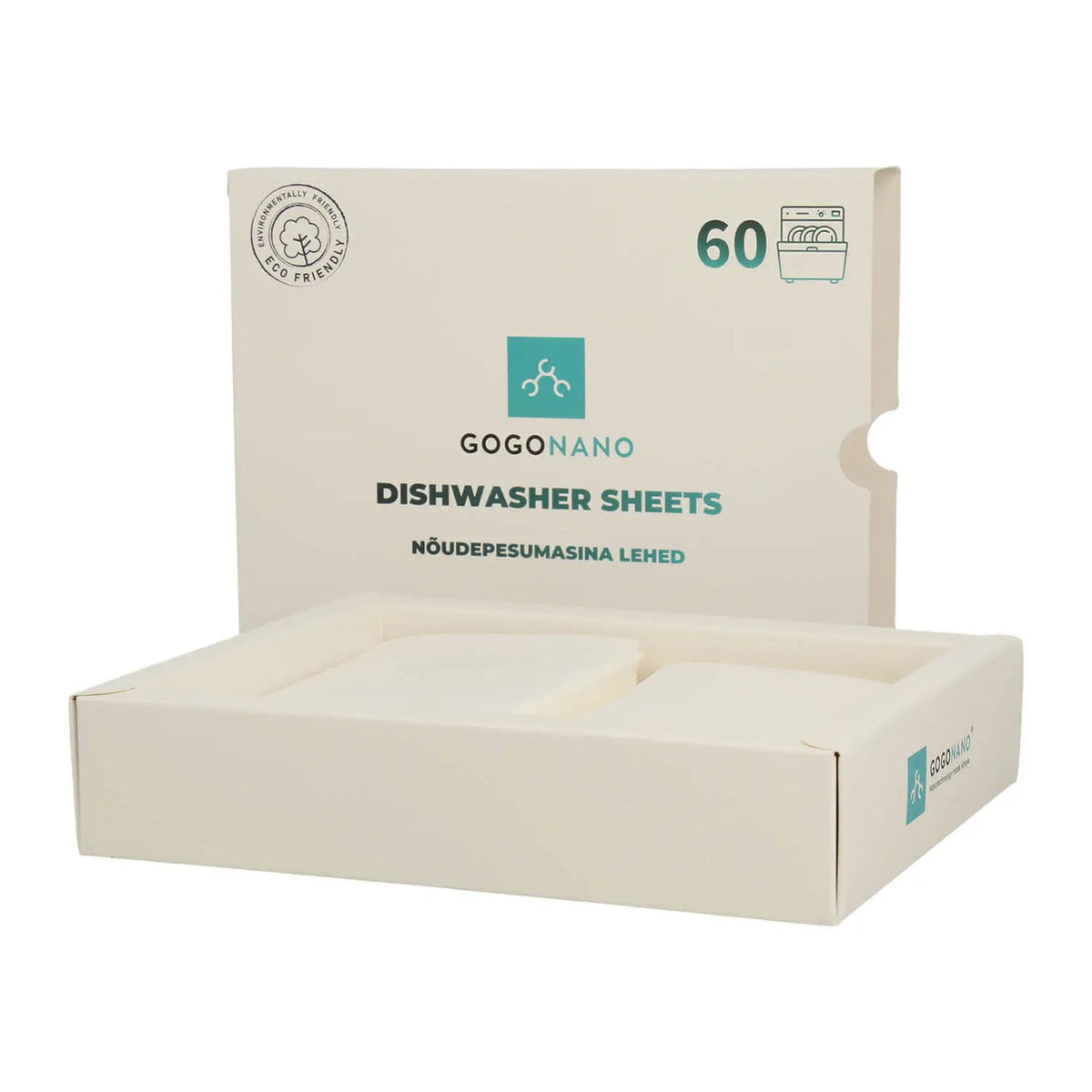 Dishwasher Sheets – Plastic-free, No Residue, 60 loads