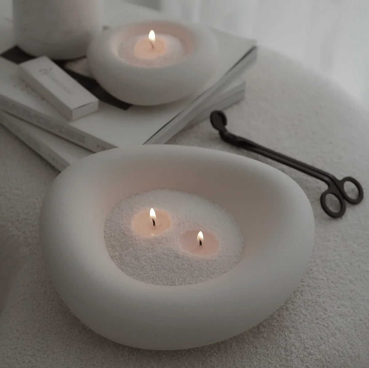 Powdered Candle Refill Kit – Unscented Silver, 330g