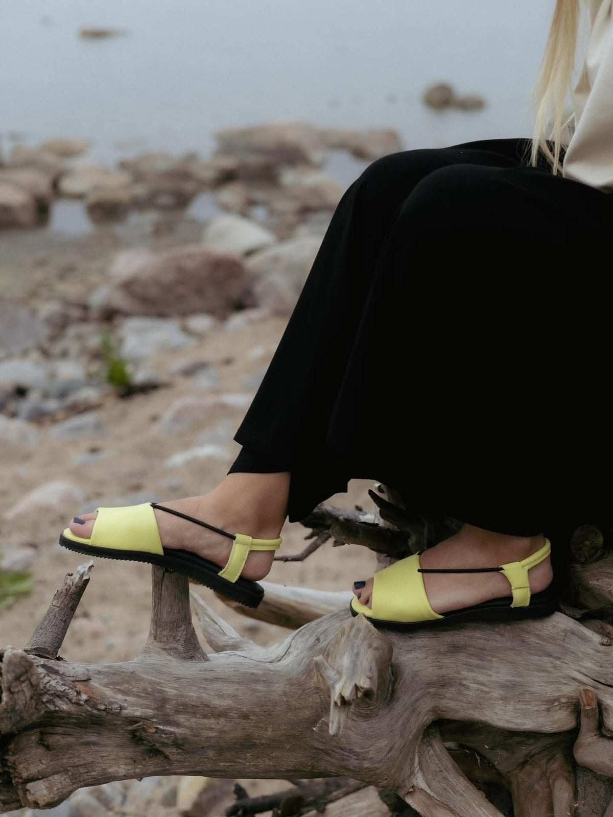 TOKU Berlin Sandals - Lime Yellow